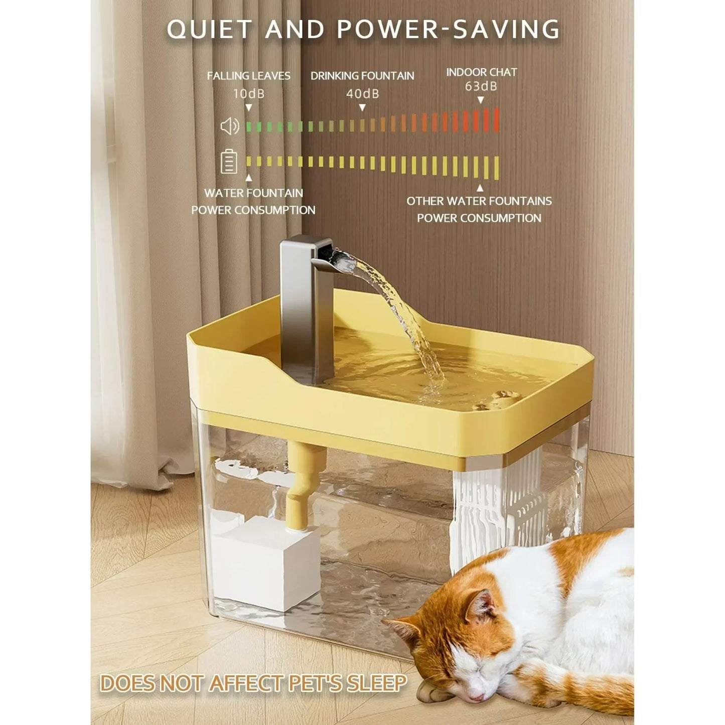 AquaFlow Silent USB Fountain