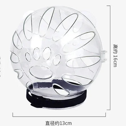 PurrfectGuard Cat Grooming Helmet