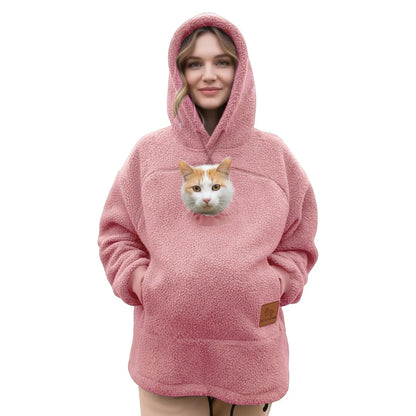 PetHug™ Hoodie 🐶🐱💖 Cozy Pet Pouch & Warm Comfort