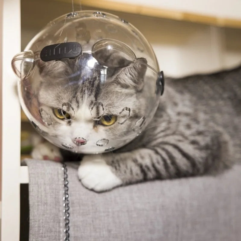 PurrfectGuard Cat Grooming Helmet