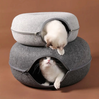 CozyLoop Donut Cat Bed & Play Tunnel