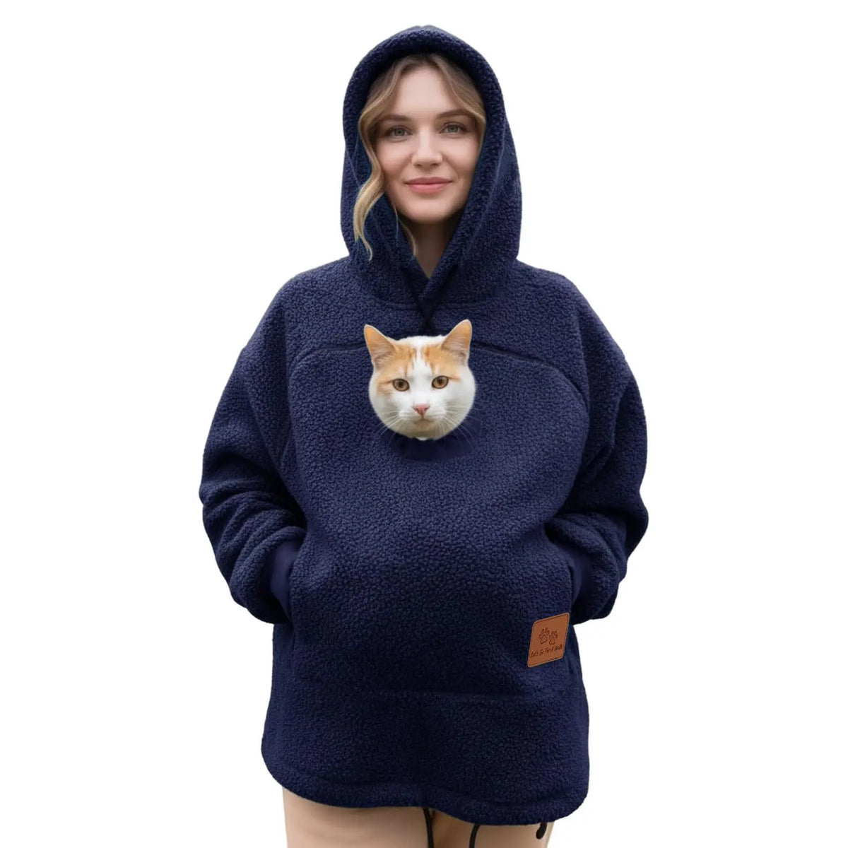PetHug™ Hoodie 🐶🐱💖 Cozy Pet Pouch & Warm Comfort