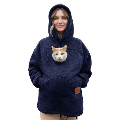 PetHug™ Hoodie 🐶🐱💖 Cozy Pet Pouch & Warm Comfort