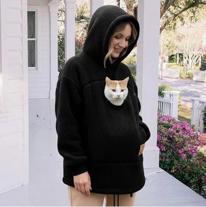 PetHug™ Hoodie 🐶🐱💖 Cozy Pet Pouch & Warm Comfort