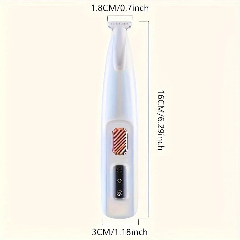 Rechargeable Pet Paw Trimmer - USB Cordless Grooming Clipper for Dogs & Cats