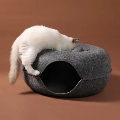 CozyLoop Donut Cat Bed & Play Tunnel