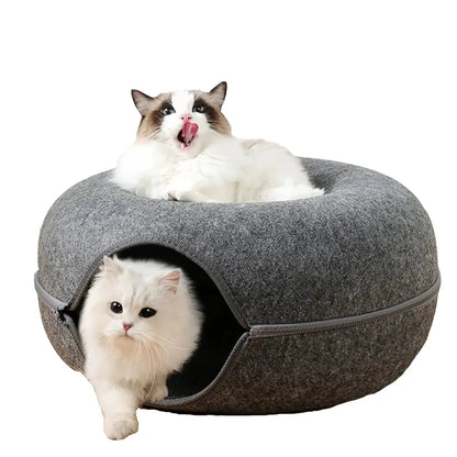 CozyLoop Donut Cat Bed & Play Tunnel