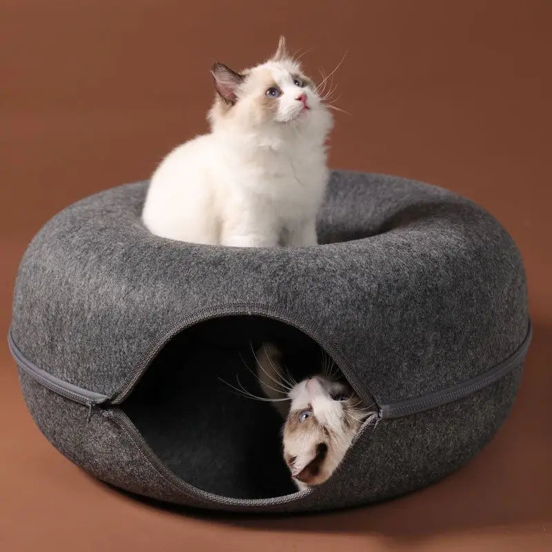 CozyLoop Donut Cat Bed & Play Tunnel