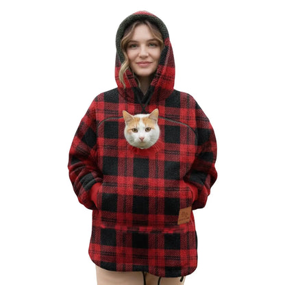 PetHug™ Hoodie 🐶🐱💖 Cozy Pet Pouch & Warm Comfort