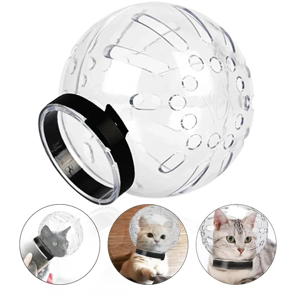 PurrfectGuard Cat Grooming Helmet