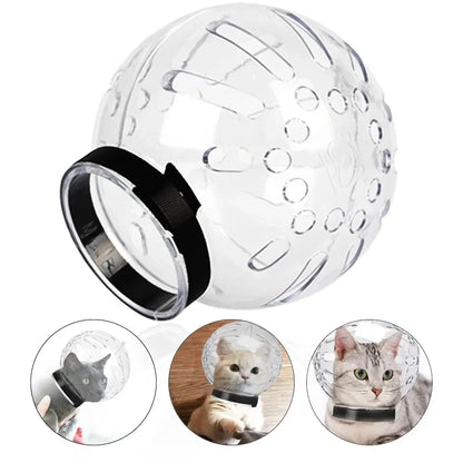 PurrfectGuard Cat Grooming Helmet