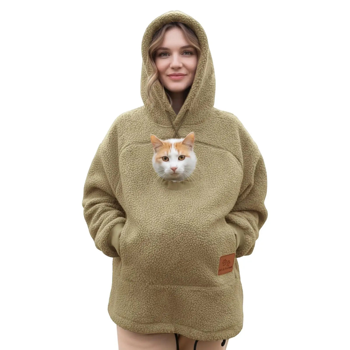 PetHug™ Hoodie 🐶🐱💖 Cozy Pet Pouch & Warm Comfort