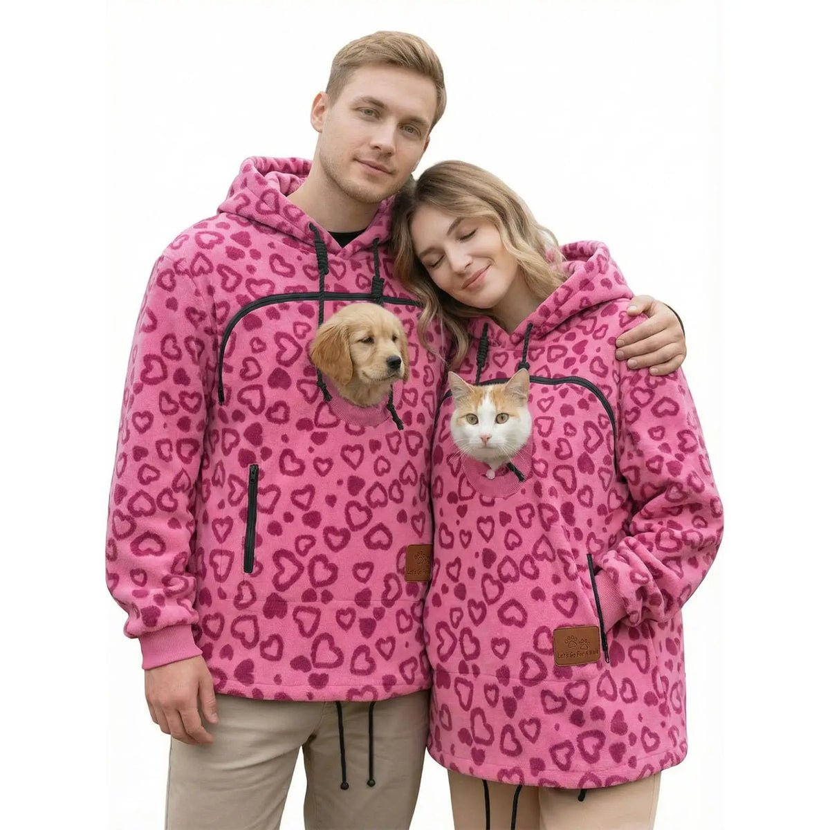PetHug™ Hoodie 🐶🐱💖 Cozy Pet Pouch & Warm Comfort