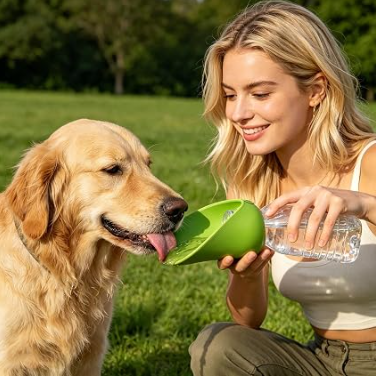 Portable Dog Water Bowl Attachment