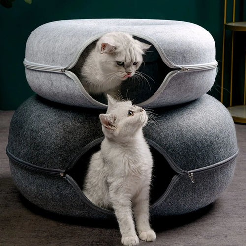 CozyLoop Donut Cat Bed & Play Tunnel