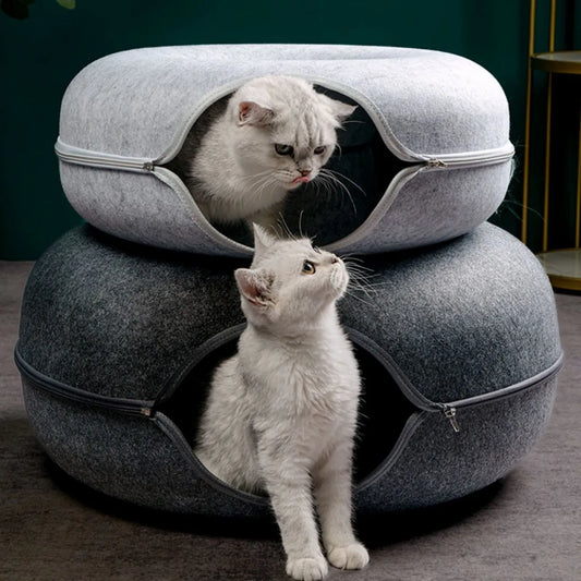 CozyLoop Donut Cat Bed & Play Tunnel